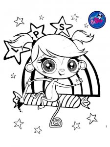 LPS coloring page 37 - Free printable