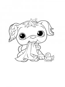 LPS coloring page 39 - Free printable