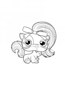 LPS coloring page 41 - Free printable