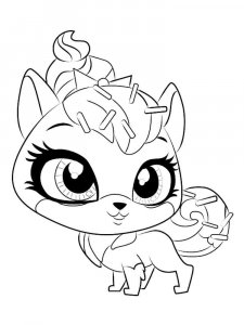 LPS coloring page 25 - Free printable