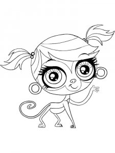 LPS coloring page 27 - Free printable