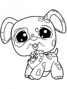 LPS coloring page 10 - Free printable