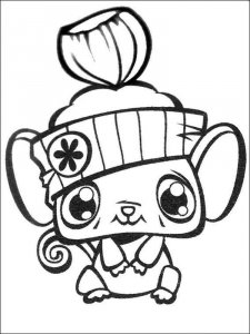 LPS coloring page 11 - Free printable