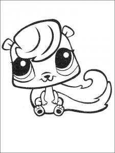 LPS coloring page 12 - Free printable