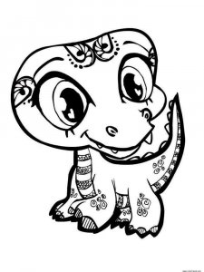 LPS coloring page 13 - Free printable