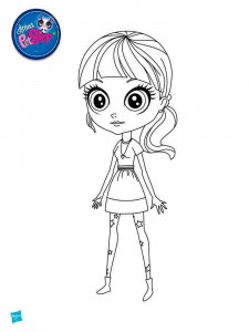 LPS coloring page 14 - Free printable