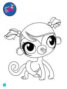 LPS coloring page 15 - Free printable