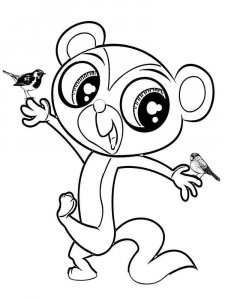 LPS coloring page 18 - Free printable