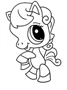 LPS coloring page 19 - Free printable
