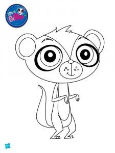 LPS coloring page 20 - Free printable