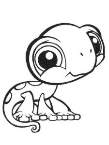 LPS coloring page 4 - Free printable