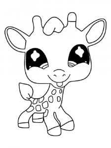 LPS coloring page 7 - Free printable