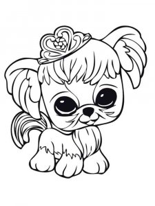 LPS coloring page 8 - Free printable