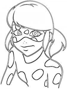 Marinette coloring page 1 - Free printable