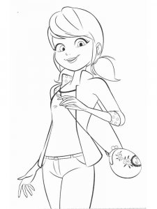 Marinette coloring page 19 - Free printable