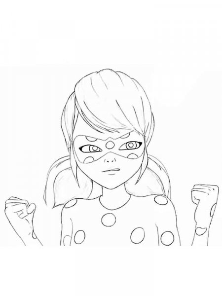 Marinette coloring pages