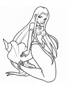 Mermaid Melody coloring page 17 - Free printable