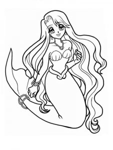 Mermaid Melody coloring page 18 - Free printable