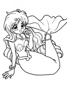 Mermaid Melody coloring page 7 - Free printable