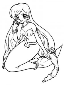 Mermaid Melody coloring page 8 - Free printable