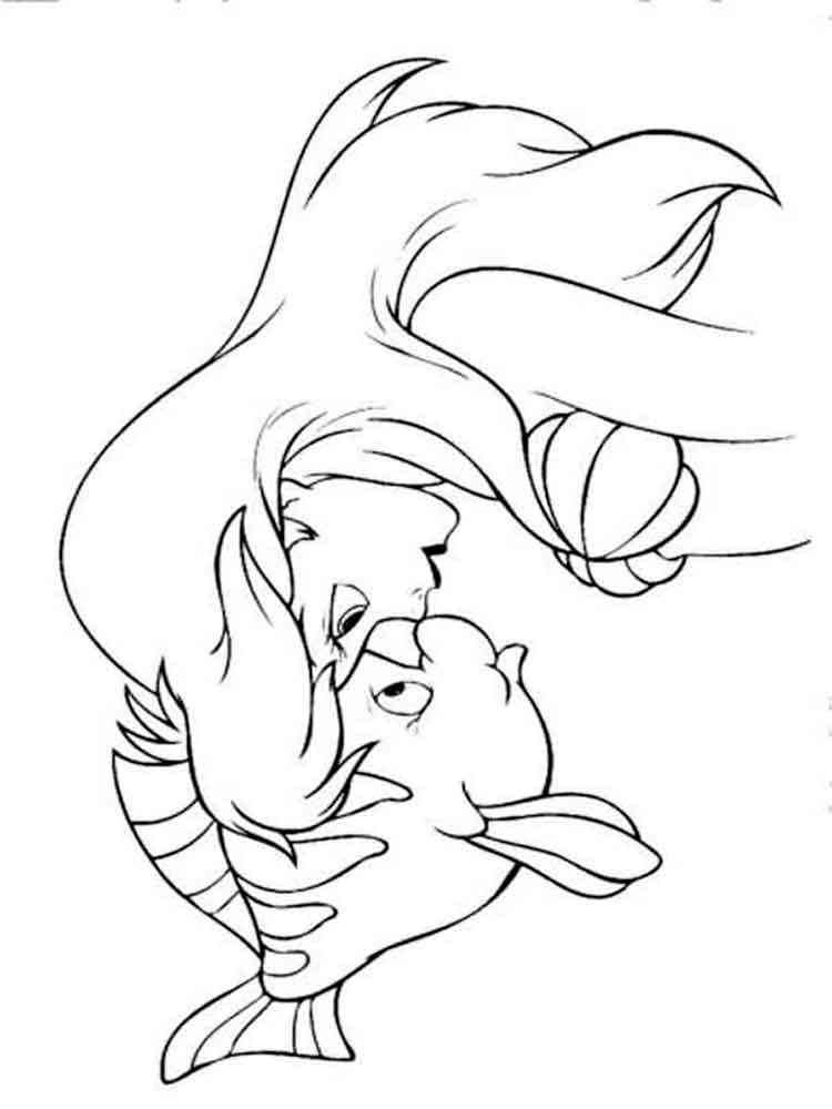 The Little Mermaid coloring pages. Download and print The ...