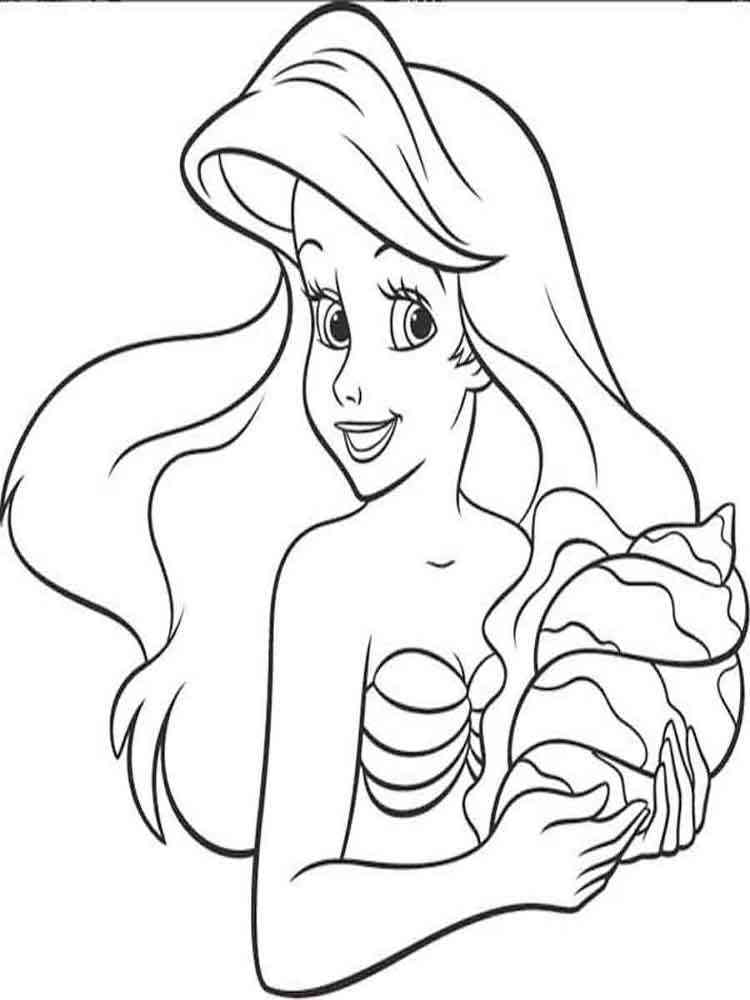 The Little Mermaid coloring pages. Download and print The Little Mermaid coloring pages