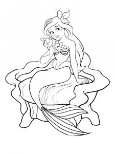 The Little Mermaid coloring page 17 - Free printable