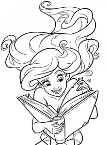 The Little Mermaid coloring page 2 - Free printable