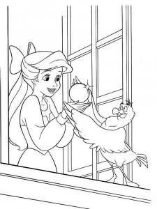 The Little Mermaid coloring page 21 - Free printable
