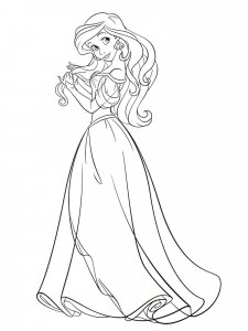 The Little Mermaid coloring page 25 - Free printable