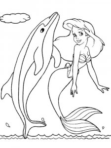 The Little Mermaid coloring page 30 - Free printable