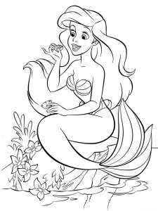 The Little Mermaid coloring page 31 - Free printable