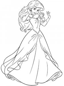 The Little Mermaid coloring page 33 - Free printable