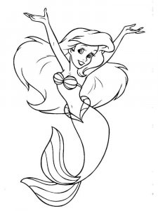 The Little Mermaid coloring page 34 - Free printable