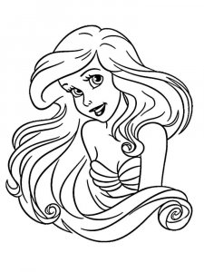 The Little Mermaid coloring page 39 - Free printable