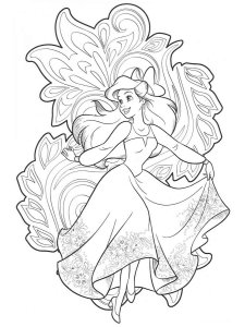 The Little Mermaid coloring page 4 - Free printable