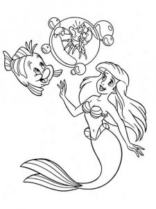 The Little Mermaid coloring page 41 - Free printable