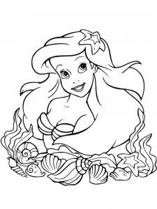 The Little Mermaid coloring page 44 - Free printable