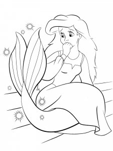 The Little Mermaid coloring page 5 - Free printable