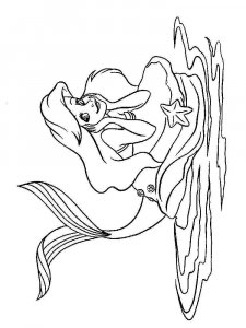 The Little Mermaid coloring page 51 - Free printable