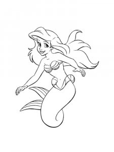 The Little Mermaid coloring page 52 - Free printable