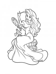 The Little Mermaid coloring page 53 - Free printable