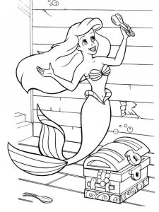 The Little Mermaid coloring page 54 - Free printable
