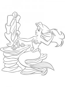 The Little Mermaid coloring page 56 - Free printable