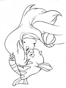 The Little Mermaid coloring page 61 - Free printable