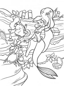 The Little Mermaid coloring page 72 - Free printable