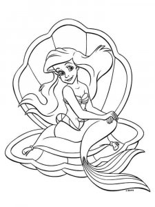 The Little Mermaid coloring page 73 - Free printable