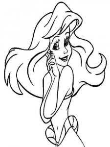 The Little Mermaid coloring page 74 - Free printable