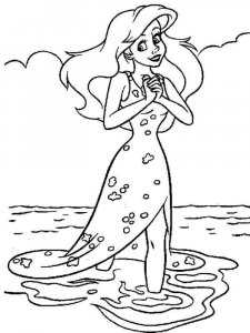 The Little Mermaid coloring page 76 - Free printable
