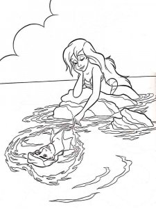 The Little Mermaid coloring page 84 - Free printable